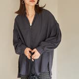 DK.GRAY | スリーブシャーリングブラウス | coen OUTLET