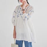 OFF WHITE | インドコットン刺繍チュニック | coen OUTLET