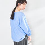 リネンMIXパフスリーブブラウス | coen OUTLET | 詳細画像2