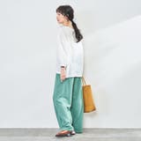 リネンMIXパフスリーブブラウス | coen OUTLET | 詳細画像9