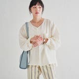 ヘンリーネックオーバーブラウス | coen OUTLET | 詳細画像2