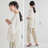 ヘンリーネックオーバーブラウス | coen OUTLET | 詳細画像3