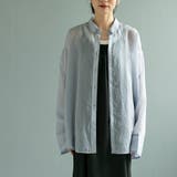 シャドーストライプシャツ | coen【women】 | 詳細画像43