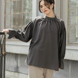 コットンタッチシャーリングブラウス | coen【women】 | 詳細画像19 