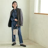 2WAYボウタイデニムシャツブラウス | coen【women】 | 詳細画像10 