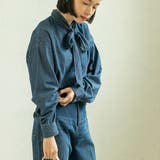 2WAYボウタイデニムシャツブラウス | coen【women】 | 詳細画像5 