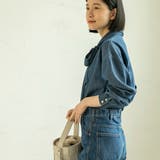 2WAYボウタイデニムシャツブラウス | coen【women】 | 詳細画像8 