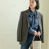 2WAYボウタイデニムシャツブラウス | coen【women】 | 詳細画像9 