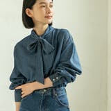 COBALT | 2WAYボウタイデニムシャツブラウス | coen【women】