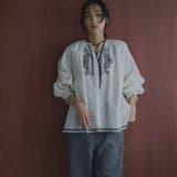 MARKET (マーケット)配色刺繍ブラウス | coen【women】 | 詳細画像2