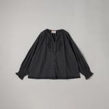 DK.GRAY | MARKET (マーケット)配色刺繍ブラウス | coen【women】