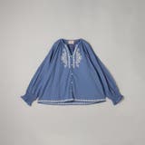 ROYAL | MARKET (マーケット)配色刺繍ブラウス | coen【women】