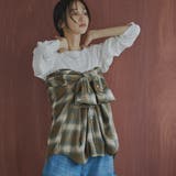 オンブレチェックレギュラーシャツ | coen【women】 | 詳細画像1 