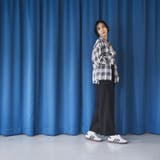 オンブレチェックサッカークロップドシャツ | coen【women】 | 詳細画像11