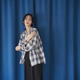 オンブレチェックサッカークロップドシャツ | coen【women】 | 詳細画像5