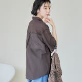 強撚シアーボイルハーフスリーブシャツ | coen【women】 | 詳細画像16 