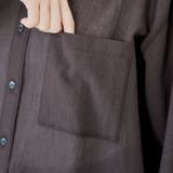 強撚シアーボイルハーフスリーブシャツ | coen【women】 | 詳細画像25 