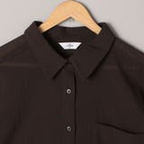 強撚シアーボイルハーフスリーブシャツ | coen【women】 | 詳細画像29 