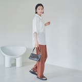 強撚シアーボイルハーフスリーブシャツ | coen【women】 | 詳細画像6 