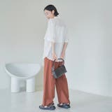 強撚シアーボイルハーフスリーブシャツ | coen【women】 | 詳細画像7 