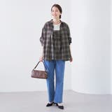 シアーオンブレチェックギャザーキャミソール | coen【women】 | 詳細画像11 