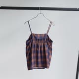 シアーオンブレチェックギャザーキャミソール | coen【women】 | 詳細画像14 