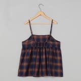 シアーオンブレチェックギャザーキャミソール | coen【women】 | 詳細画像18 