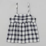 シアーオンブレチェックギャザーキャミソール | coen【women】 | 詳細画像23 