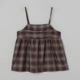 シアーオンブレチェックギャザーキャミソール | coen【women】 | 詳細画像25 