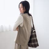 ウールライク裏起毛キーネックベスト | coen【women】 | 詳細画像8 