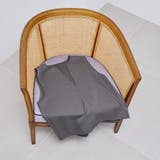 DK.GRAY | ウールライク裏起毛キーネックベスト | coen【women】