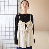 3Dフラワー刺繍 コーデュロイキャミソール | coen【women】 | 詳細画像6 