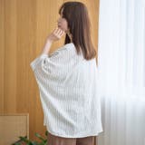 【接触冷感】リネンレーヨンドルマンバンドカラーシャツ | coen【women】 | 詳細画像26 
