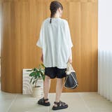 【接触冷感】リネンレーヨンドルマンバンドカラーシャツ | coen【women】 | 詳細画像3 