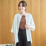 【接触冷感】リネンレーヨンドルマンバンドカラーシャツ | coen【women】 | 詳細画像5 