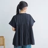 【MARKET(マーケット)】スキッパーピンタックブラウス(インフルエンサー紹介… | coen【women】 | 詳細画像15