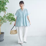 【MARKET(マーケット)】スキッパーピンタックブラウス(インフルエンサー紹介… | coen【women】 | 詳細画像19
