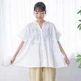 【MARKET(マーケット)】スキッパーピンタックブラウス(インフルエンサー紹介… | coen【women】 | 詳細画像6