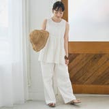 【Lipa(リパ)別注】ノースリーブ総刺繍ティアードブラウス | coen【women】 | 詳細画像2