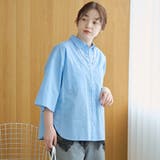 【接触冷感/吸水速乾】シャーベットコットン半袖シャツ | coen【women】 | 詳細画像13 