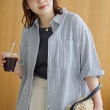 【接触冷感/吸水速乾】シャーベットコットン半袖シャツ | coen【women】 | 詳細画像22 