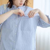 【接触冷感/吸水速乾】シャーベットコットン半袖シャツ | coen【women】 | 詳細画像29 