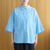 【接触冷感/吸水速乾】シャーベットコットン半袖シャツ | coen【women】 | 詳細画像31 