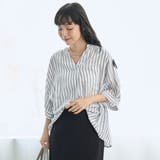 【接触冷感】リラクシースキッパー五分袖ブラウス | coen【women】 | 詳細画像12