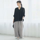 【接触冷感】リラクシースキッパー五分袖ブラウス | coen【women】 | 詳細画像2