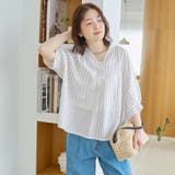 【接触冷感】リラクシースキッパー五分袖ブラウス | coen【women】 | 詳細画像20