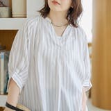 【接触冷感】リラクシースキッパー五分袖ブラウス | coen【women】 | 詳細画像22