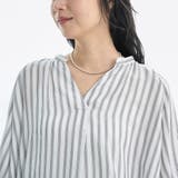 【接触冷感】リラクシースキッパー五分袖ブラウス | coen【women】 | 詳細画像33