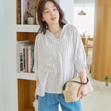 BEIGE | 【接触冷感】リラクシースキッパー五分袖ブラウス | coen【women】