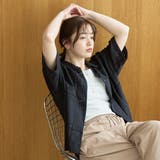 パッチワーク風フラワー刺繍半袖シャツ | coen【women】 | 詳細画像14 